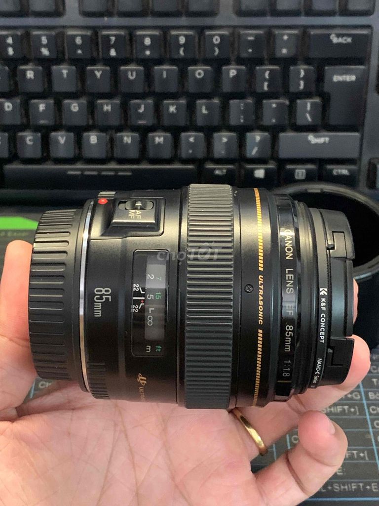 Ống kính Canon EF 85mm F1.8 Đen. Mua bán Máy ảnh, Máy quay tại Quận Tân Bình Tp Hồ Chí Minh được đăng bởi NguyenToan Phuoc hình 1