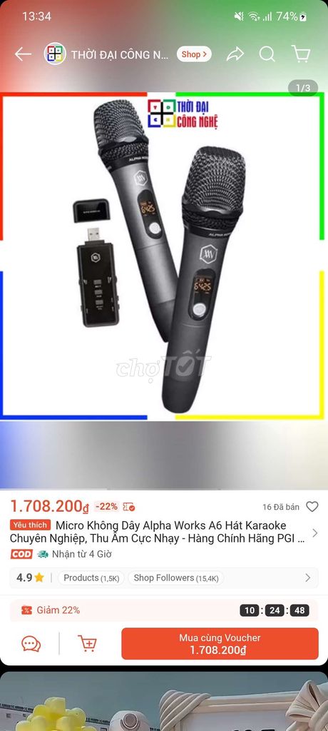 Micro Alpha Works A6 Xám. Mua bán Tivi, Âm thanh tại Thị xã Bến Cát Bình Dương được đăng bởi Dĩnh hình 1