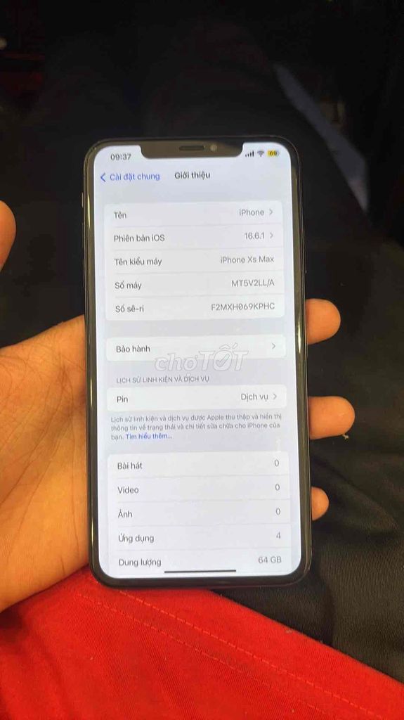 Apple iPhone Xs Max 64GB Xám Like New. Mua bán Điện thoại tại Quận Gò Vấp Tp Hồ Chí Minh được đăng bởi Chi Cao Hà hình 1