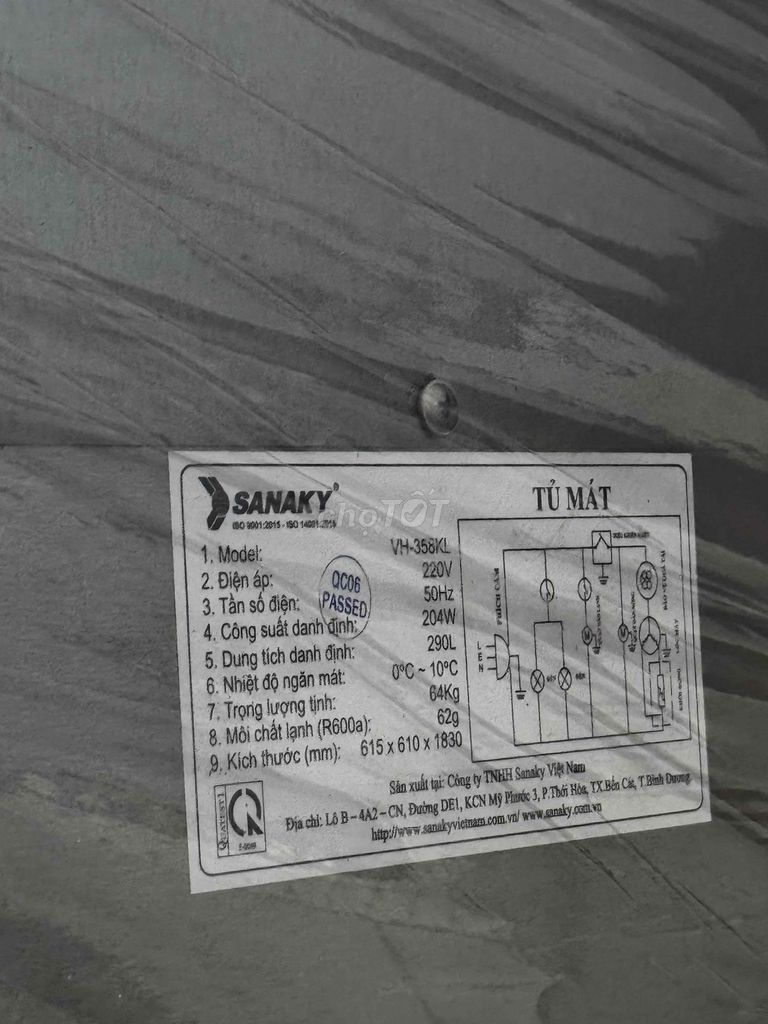 tủ mát Sanaky 290L VH-358KL 290L Mới 95%. Mua bán Tủ lạnh tại Huyện Hóc Môn Tp Hồ Chí Minh được đăng bởi Đỗ Triết Phổ hình 3