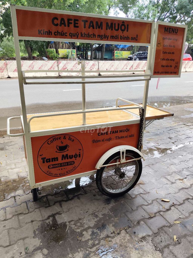 Xe cafe Kim loại, Gỗ Cam 60 x 1m2. Mua bán Đồ chuyên dụng, Giống nuôi trồng tại Thành phố Thuận An Bình Dương được đăng bởi Trần Trường An hình 1