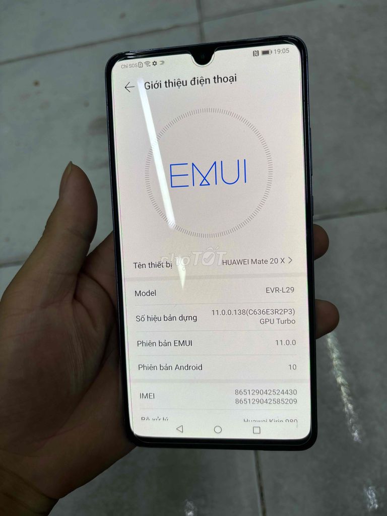 Mate 20X bản Quốc tế 6/128gb full đẹp