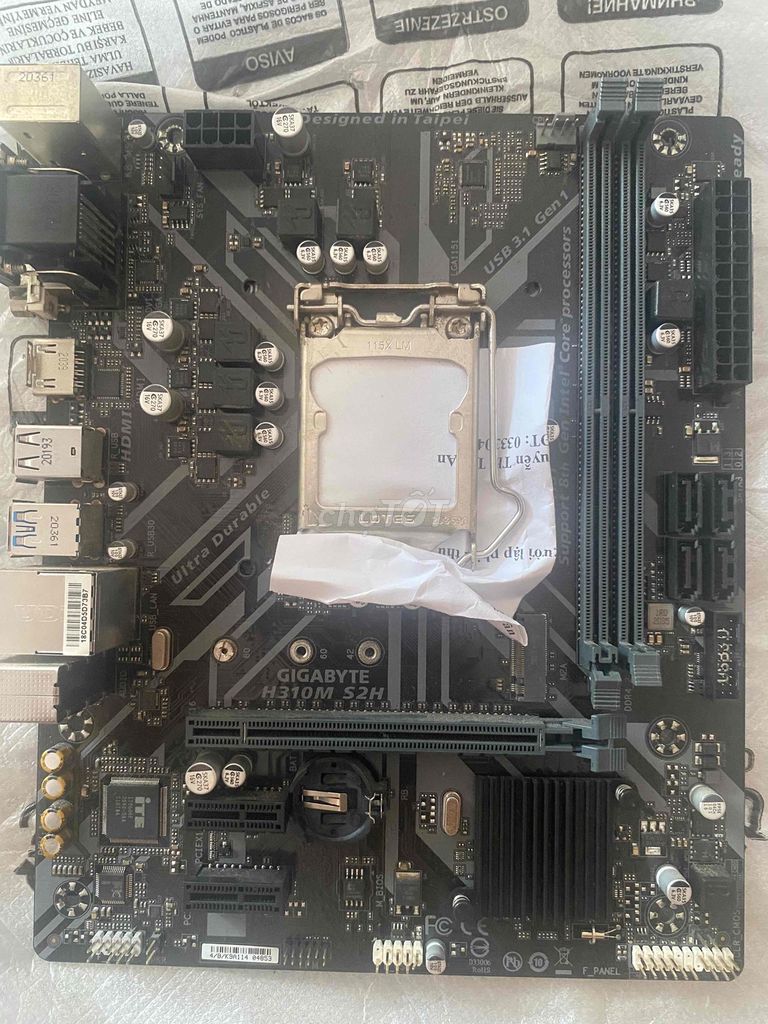 Main giga H310. Mua bán Linh kiện (RAM, Card...) tại Huyện Phú Tân An Giang được đăng bởi Canon hình 1