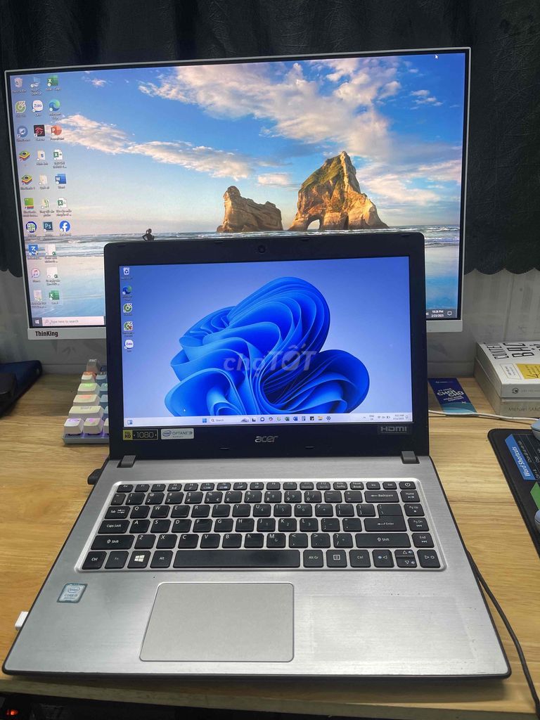 Laptop Acer E5476I5-8250U 8G SSD 128GB nhanh mượt