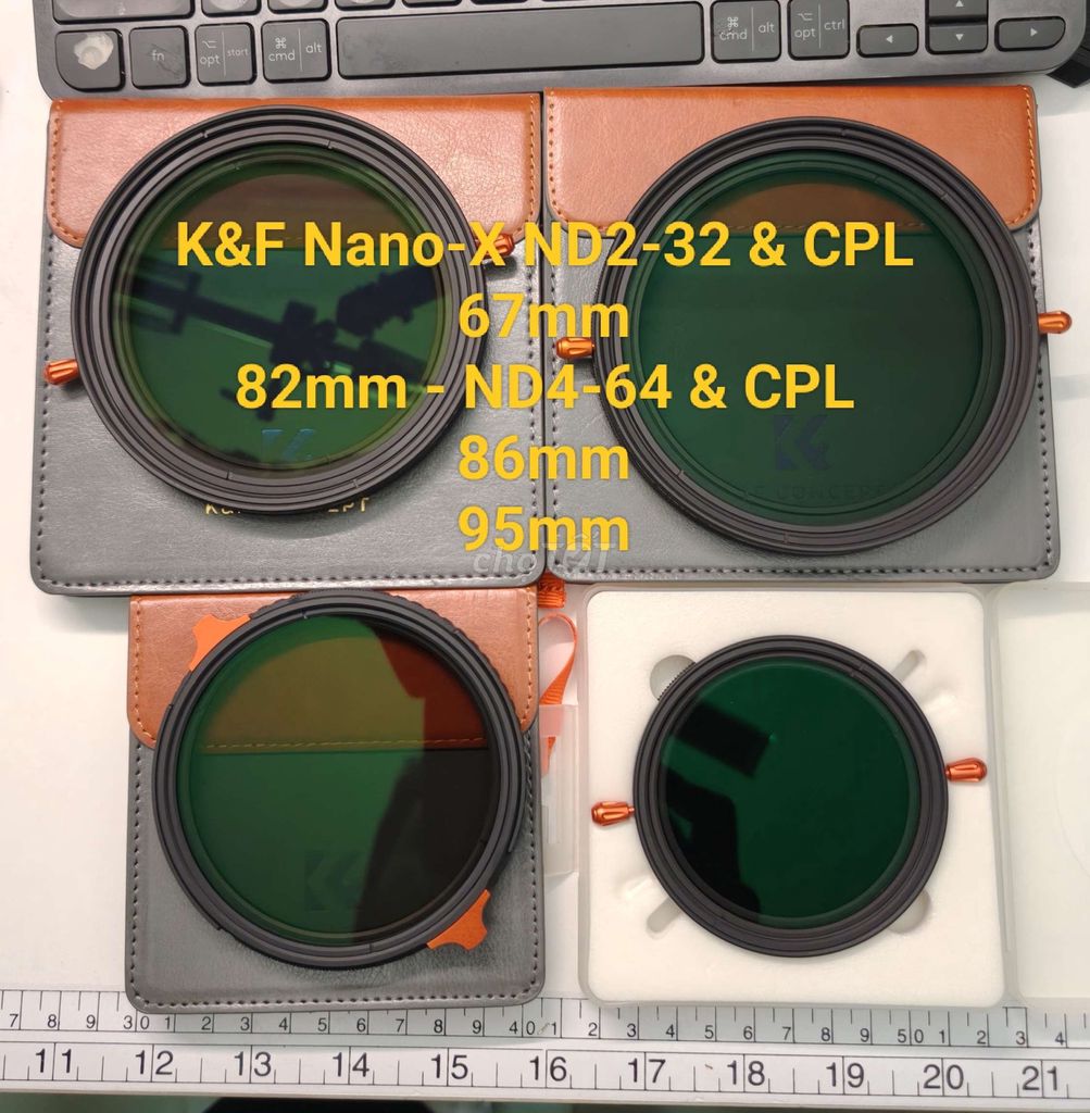Filter K&F Nano-X ND&CPL 67-95mm. Mua bán Máy ảnh, Máy quay tại Quận 10 Tp Hồ Chí Minh được đăng bởi Vũ hình 1