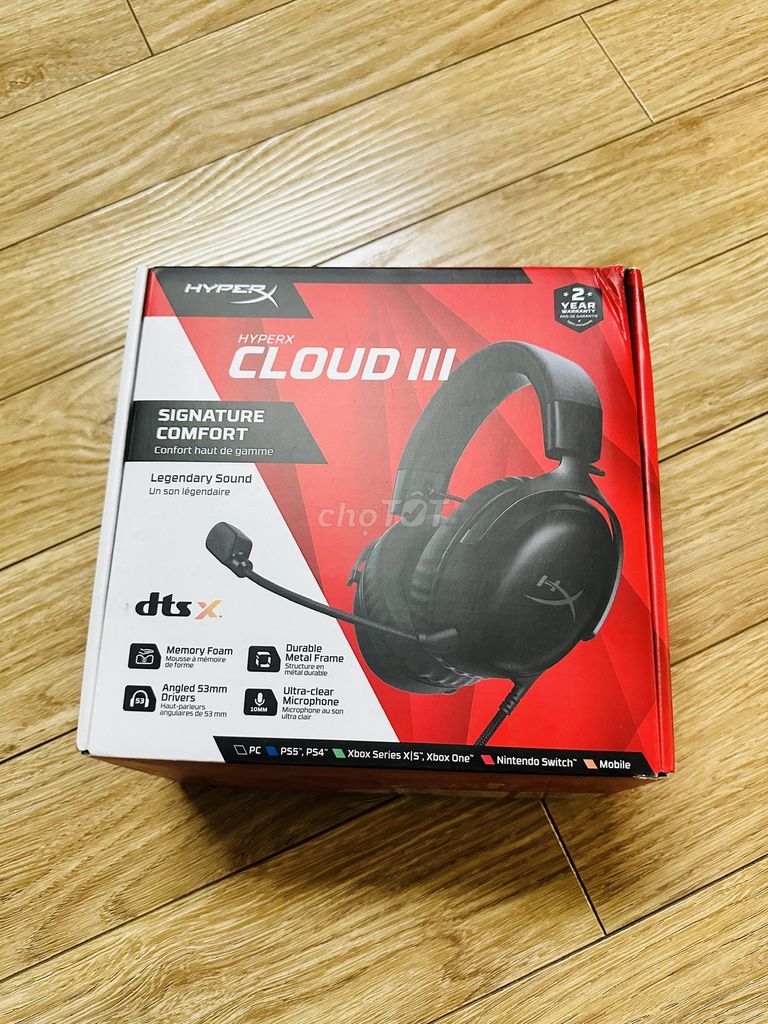 Tai nghe HyperX Cloud III Đen. Mua bán Tivi, Âm thanh tại Quận Ba Đình Hà Nội được đăng bởi Nguyễn Quân hình 1
