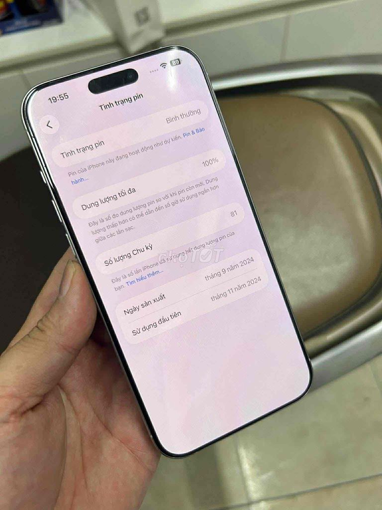 Apple iPhone 16 Pro Max 256GB Bạc. Mua bán Điện thoại tại Quận Hà Đông Hà Nội được đăng bởi duy tuấn hình 1