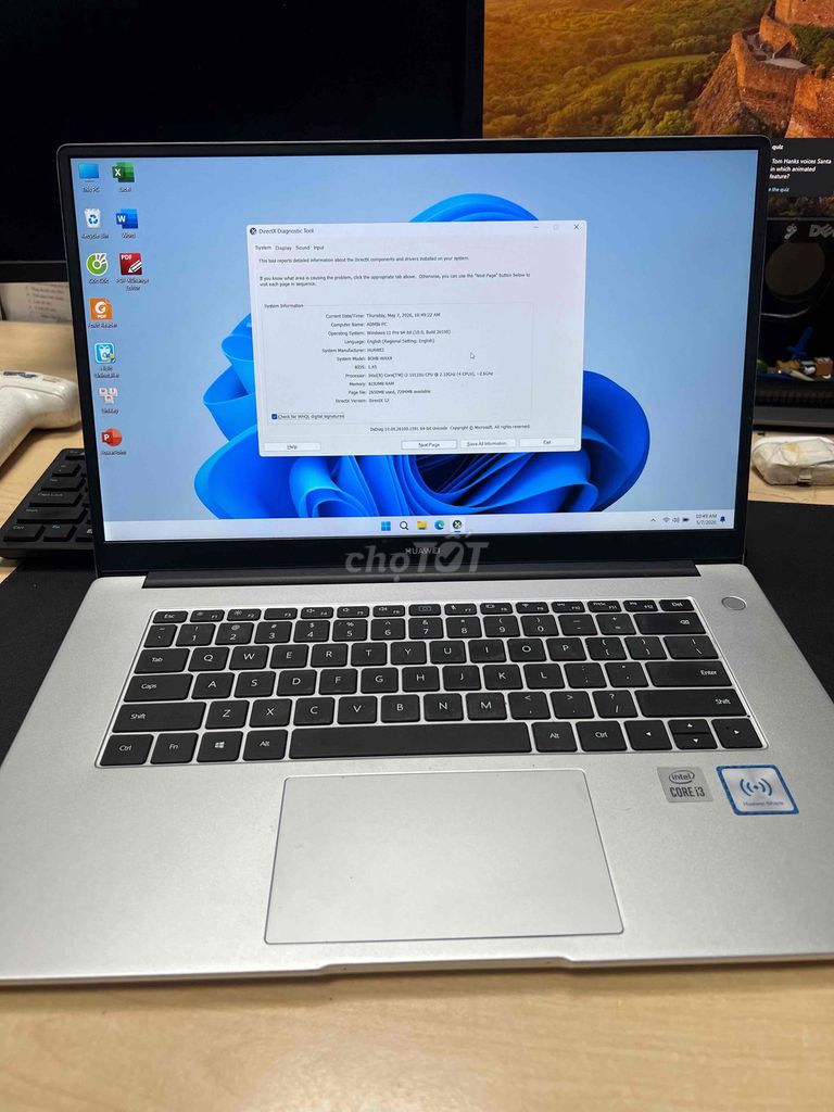 Huawei MateBook D15. Mua bán Laptop tại Thành phố Biên Hòa Đồng Nai được đăng bởi Lê Hữu Lâm hình 1