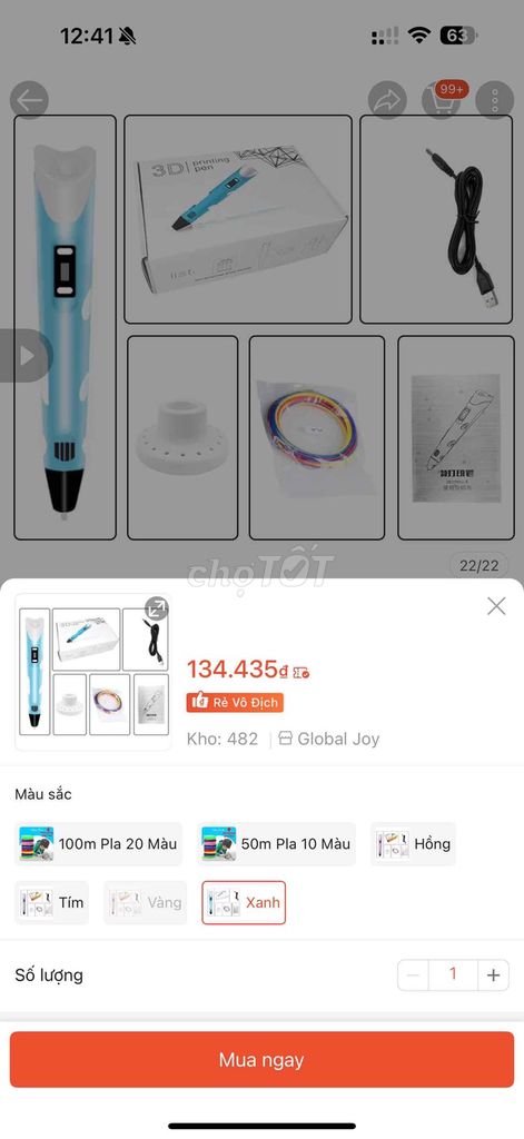 bút in 3d cho trẻ em. Mua bán Mẹ và bé tại Thành phố Buôn Ma Thuột Đắk Lắk được đăng bởi PHĐ hình 1