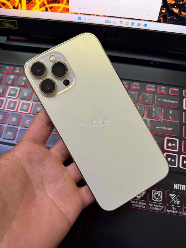 iPhone 13 Pro Max 256GB Vàng Gold. Mua bán Điện thoại tại Thành phố Đà Lạt Lâm Đồng được đăng bởi LỘC ĐÀ LẠT hình 1