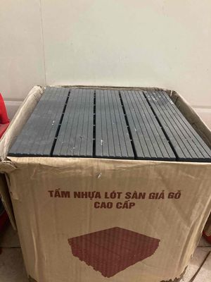 Tấm nhựa lót sàn giả gỗ cao cấp 22 tấm 2cm 30x30. Mua bán Nội thất, đồ gia dụng khác tại Quận Ngũ Hành Sơn Đà Nẵng được đăng bởi Trần Cao Hoàng