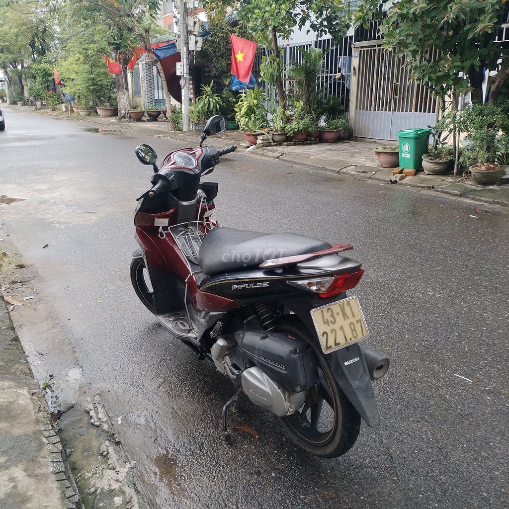 Bán xe Suzuki Impulse Fi 2015 Đỏ đen biển 43. Mua bán Xe máy tại Quận Cẩm Lệ Đà Nẵng được đăng bởi 274 Đô Đốc Lân p.Hòa Xuân q.Cẩm Lệ hình 5