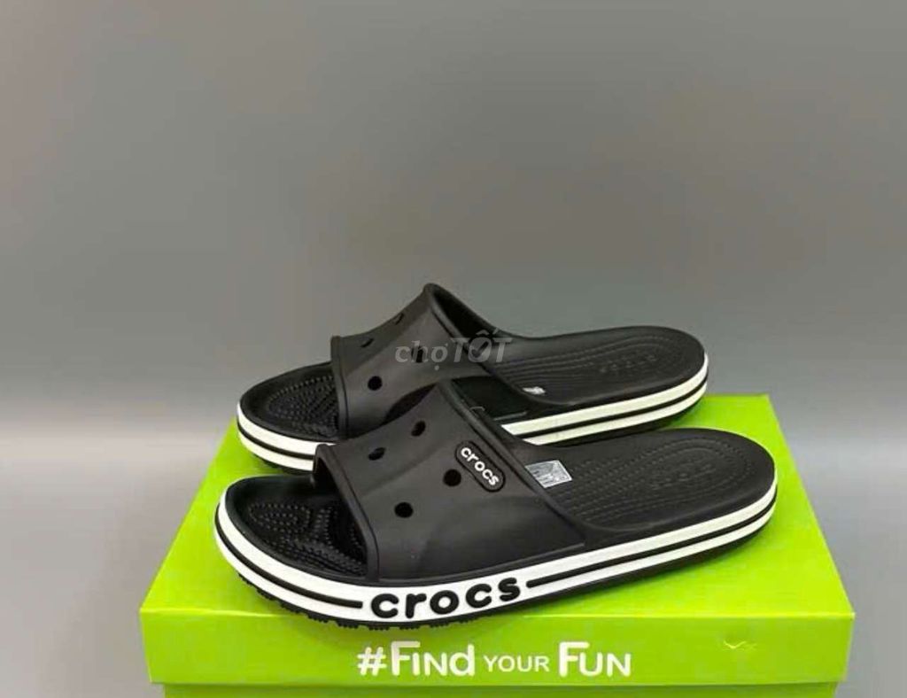 Dép Cross màu đen.. Mua bán Giày dép tại Quận Gò Vấp Tp Hồ Chí Minh được đăng bởi Anh Ba  Hàng hiệu tuyển Chuyên bán Online uy tín hình 3