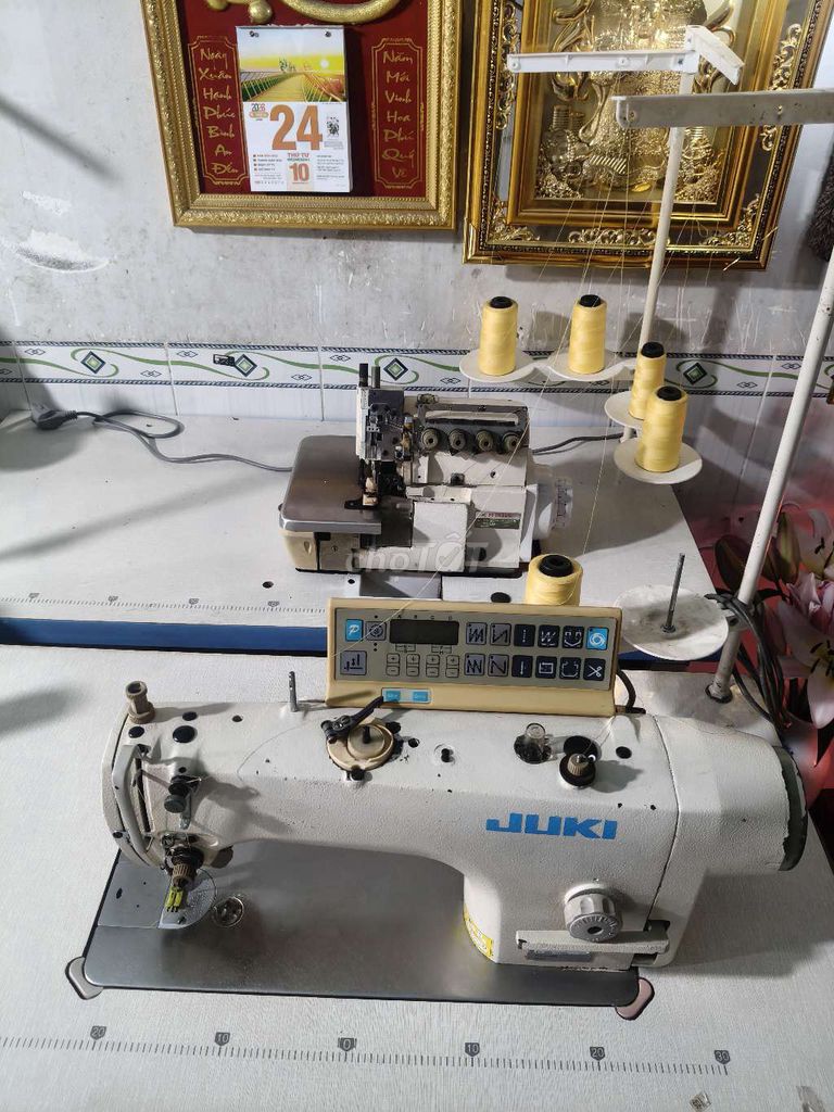 Máy may công nghiệp JUKI Kim loại Trắng. Mua bán Đồ chuyên dụng, Giống nuôi trồng tại Huyện Hóc Môn Tp Hồ Chí Minh được đăng bởi Minh Hoang hình 1