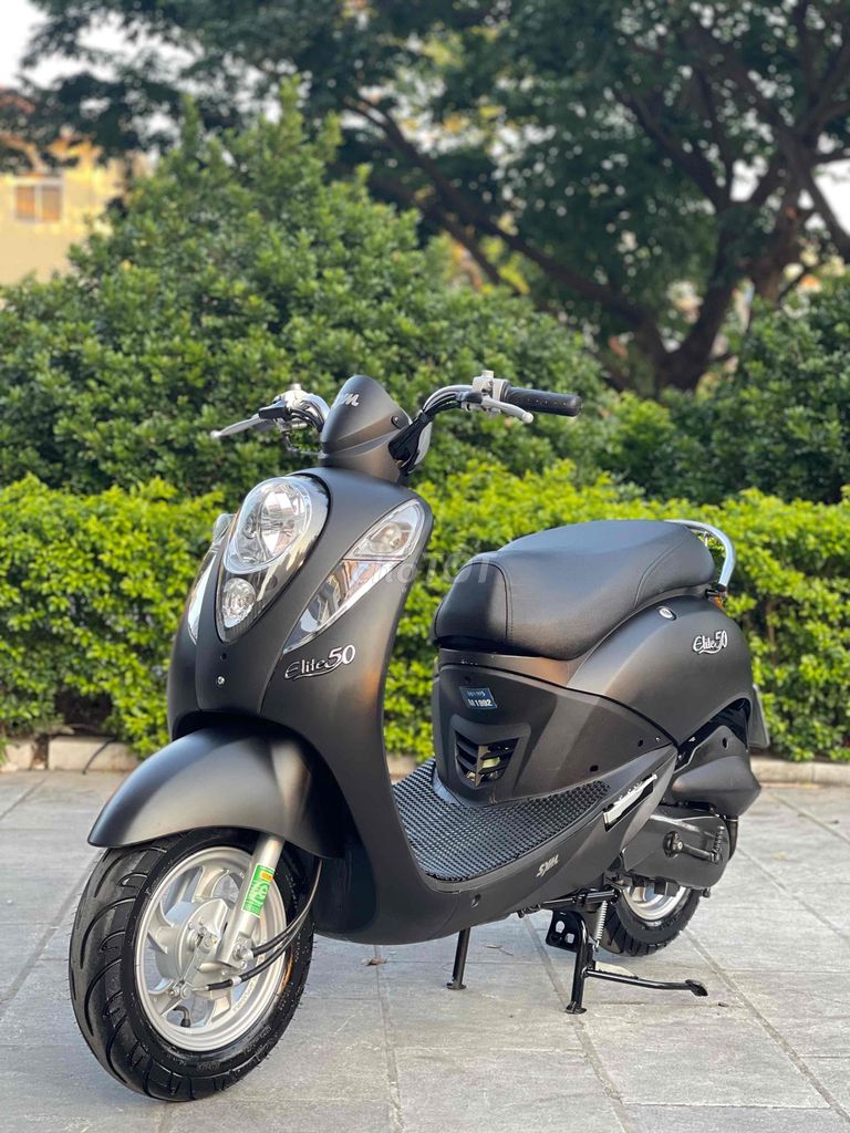 Sym Elite 50cc 2023 đen sần xe đẹp như mới. Mua bán Xe máy tại Quận Cầu Giấy Hà Nội được đăng bởi Anh Khoa hình 7
