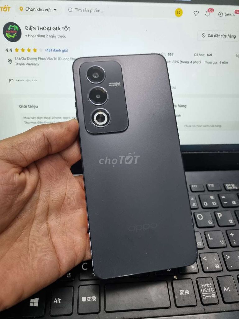 OPPO A3 PRO 5G 6GB.128GB DIMENSITY 6300 CÓ NFC. Mua bán Điện thoại tại Quận Bình Thạnh Tp Hồ Chí Minh được đăng bởi Dân Mobile hình 1