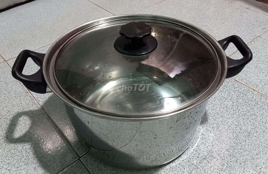 Thanh lý nồi inox xịn 30cmx16cm