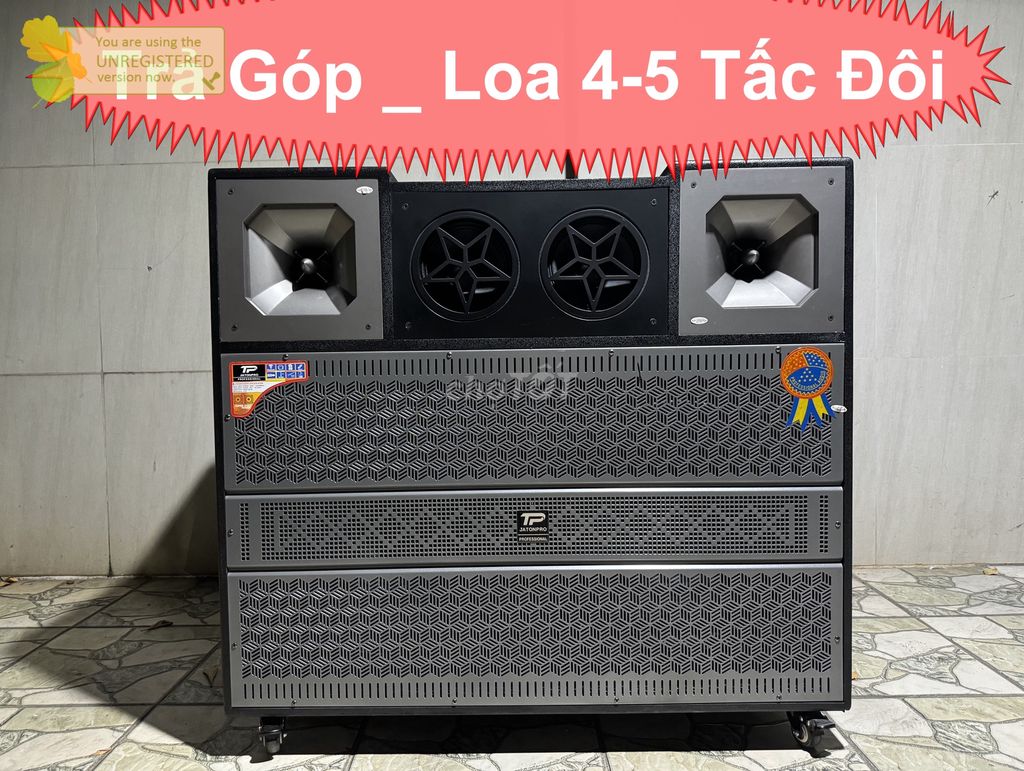 Loa Kéo 5 Bass Đôi Mới 100%_Công Suất 2000_Trả Góp