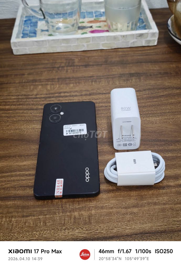Oppo A96 5G 8/256 Đen sạc 80w có ship COD. Mua bán Điện thoại tại Quận Hoàng Mai Hà Nội được đăng bởi Trần Ngọc Hiếu hình 1