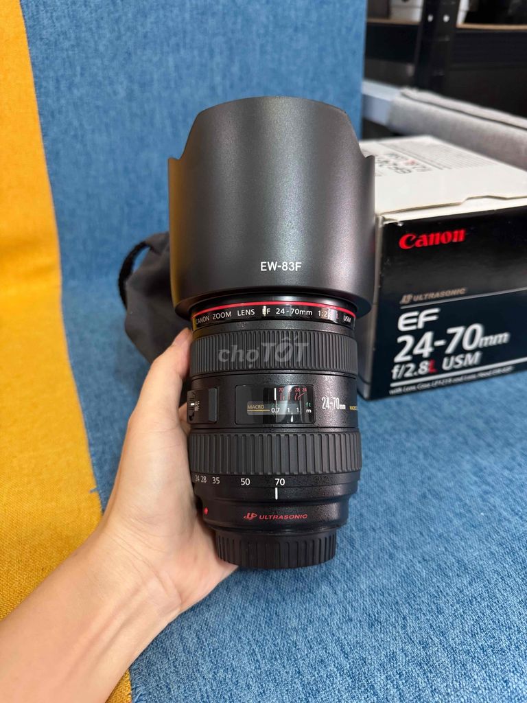 Canon 24-70 F2.8 L đẹp keng fullbox