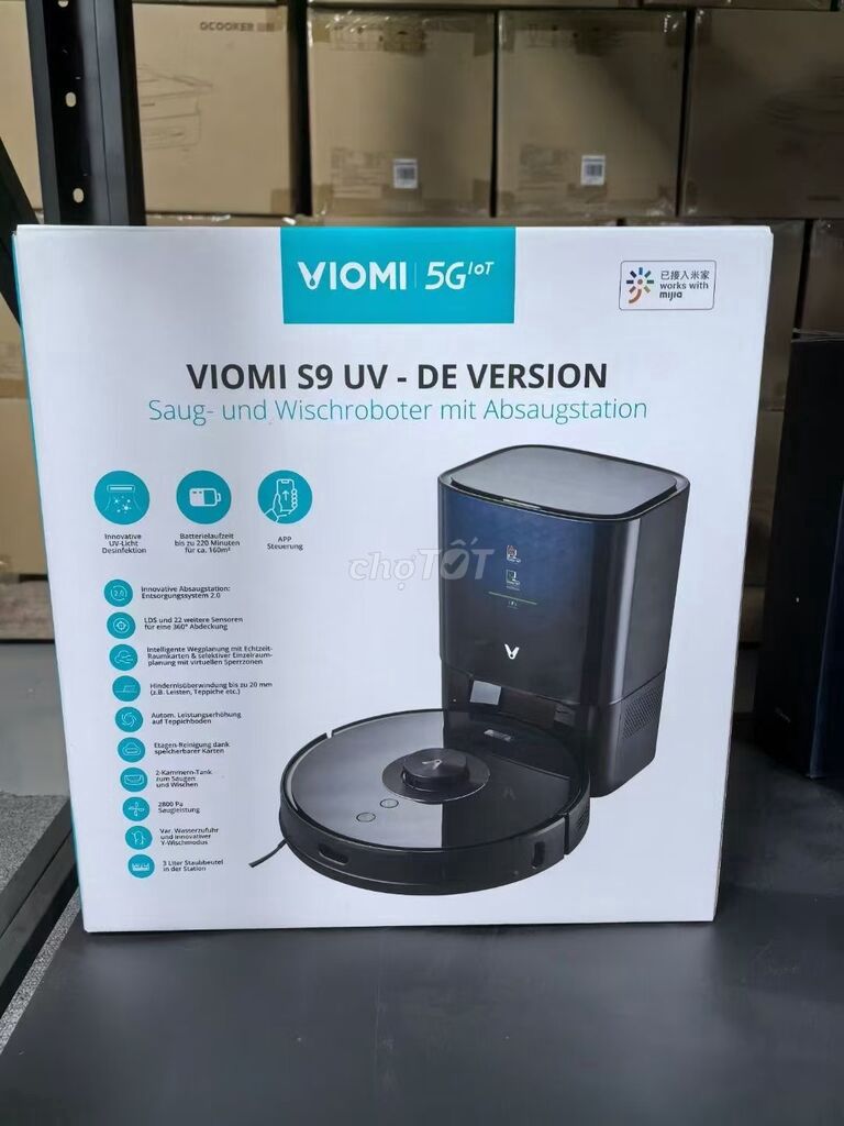 Robot hút bụi lau nhà Xiaomi Viomi S9 UV