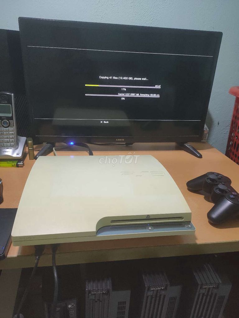 Ps3 slim đã hack hen ổ cứng 160gb