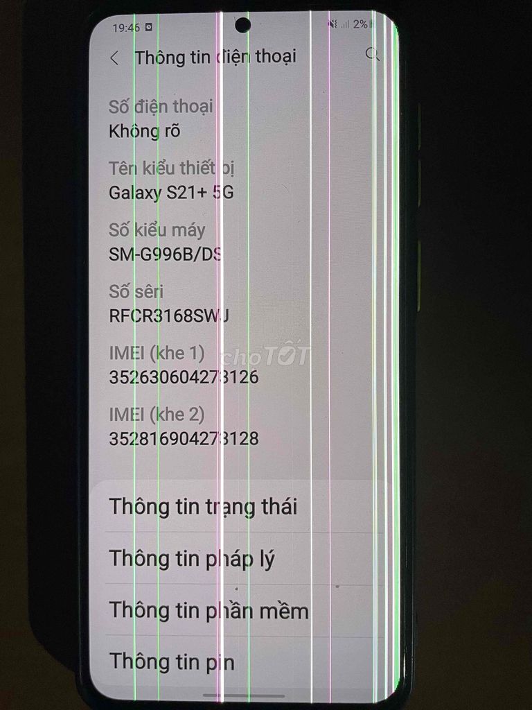 SAMSUNG S21+ 5G. Mua bán Điện thoại tại Thành phố Thủ Đức Tp Hồ Chí Minh được đăng bởi Nguyễn Tuấn Minh hình 1