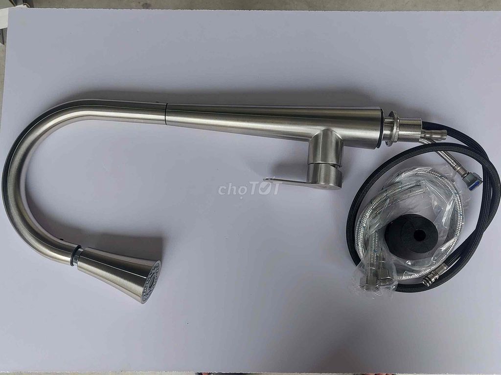 Vòi rửa bát nóng lạnh rút 427. Mua bán Thiết bị vệ sinh, nhà tắm tại Huyện Gia Lâm Hà Nội được đăng bởi Nguyễn Nghĩa hình 1