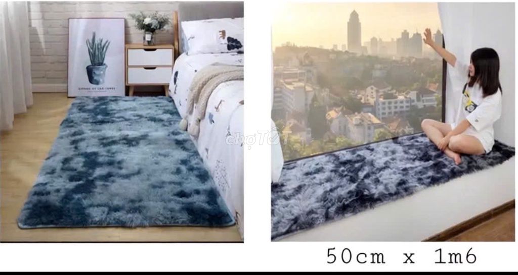Tặng lại thảm lông 50cm x 1m6 do mua nhầm. Mua bán Nội thất, đồ gia dụng khác tại Huyện Gia Lâm Hà Nội được đăng bởi Toàn68 hình 1