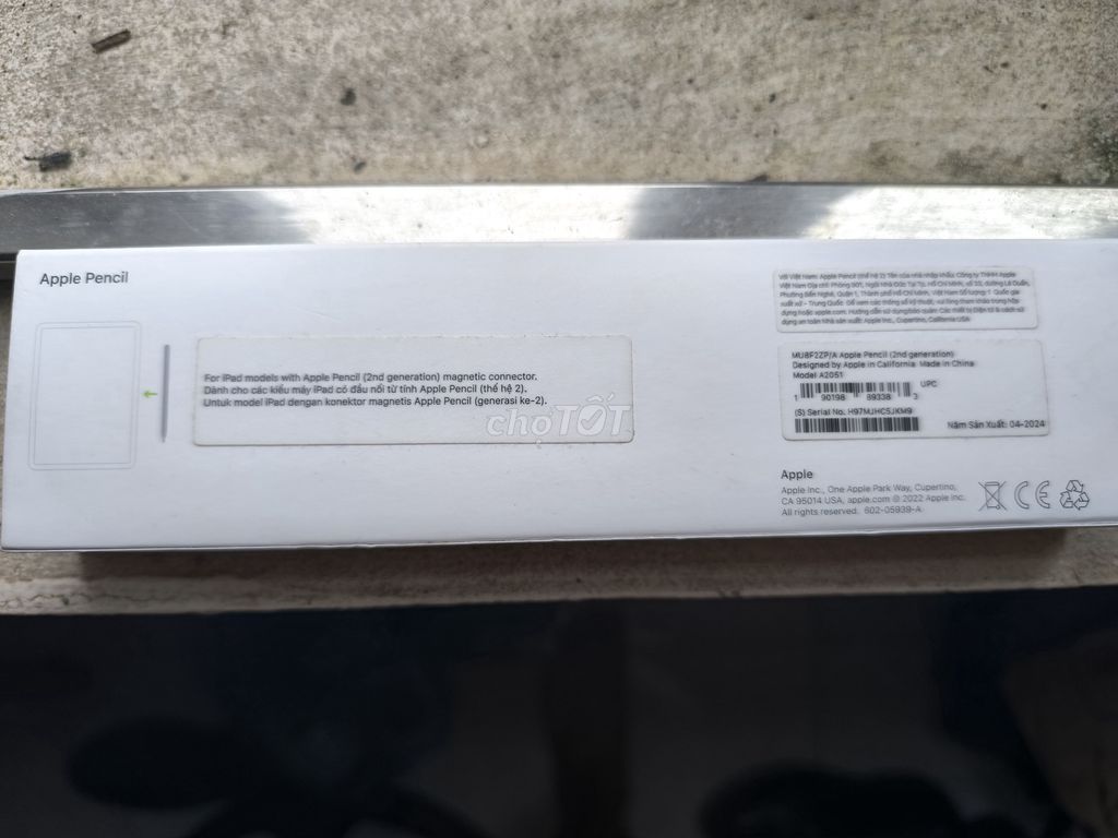 Bút cảm ứng Apple Pencil 2 Trắng Đã sử dụng. Mua bán Phụ kiện (Màn hình, Chuột...) tại Huyện Lục Nam Bắc Giang được đăng bởi Hải Sơn Châu hình 1
