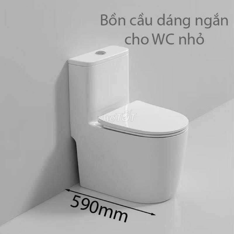 Bồn cầu 1 khối sứ cao cấp trắng chống bám bẩn. Mua bán Thiết bị vệ sinh, nhà tắm tại Quận 12 Tp Hồ Chí Minh được đăng bởi PHÂN PHỐI THIẾT BỊ VỆ SINH NHÀ TẮM GIÁ RẺ hình 1