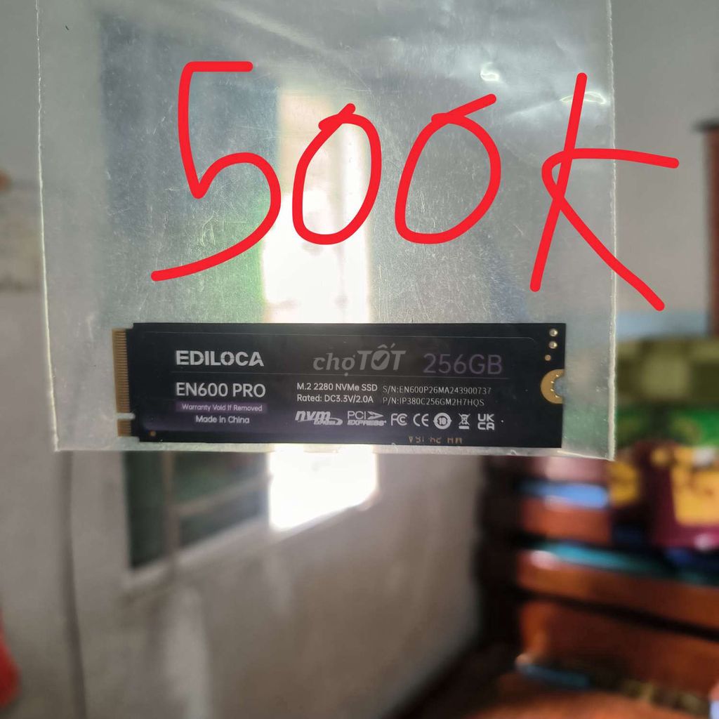 Nvme 256gb + ssd 120gb = 650k. Mua bán Linh kiện (RAM, Card...) tại Quận Thốt Nốt Cần Thơ được đăng bởi Nguyễn Thái Hưng hình 1