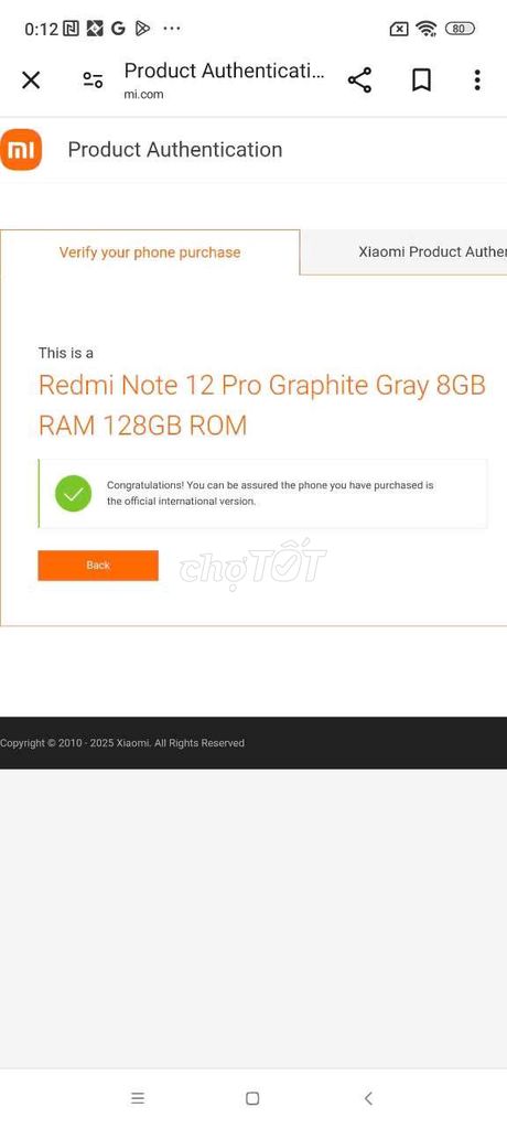 Xiaomi 12 Pro 128GB thanh lý về quê đón tết