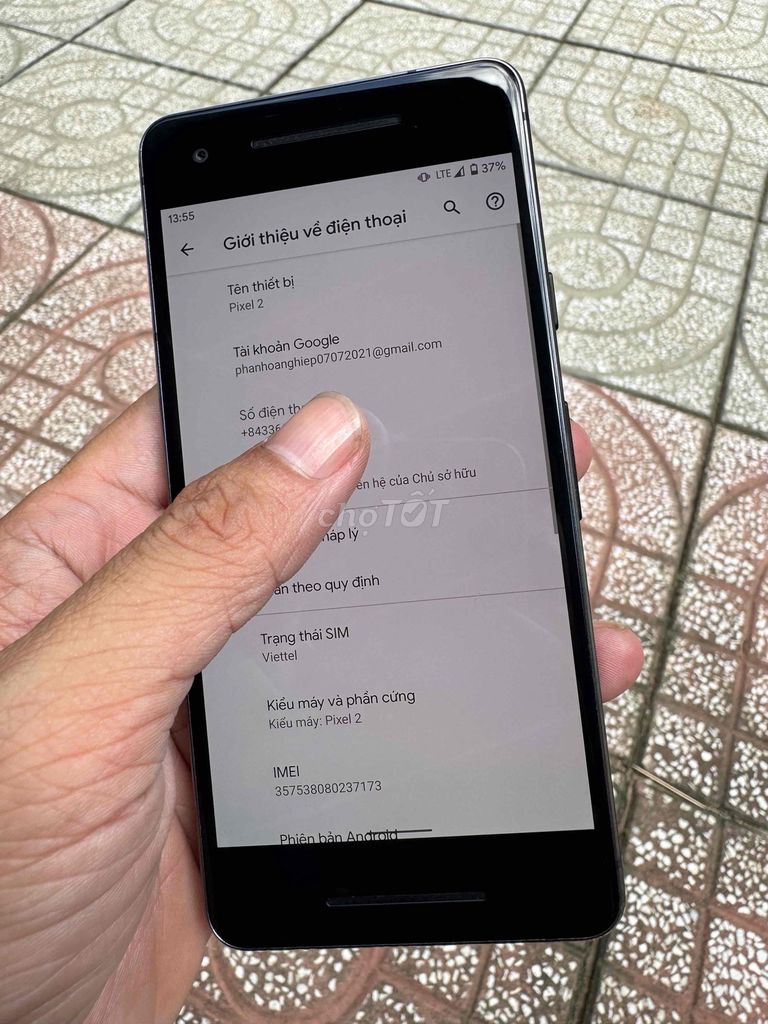 Google Pixel 2 64GB Đen. Mua bán Điện thoại tại Quận 11 Tp Hồ Chí Minh được đăng bởi Phan Hoàng Hiệp hình 1