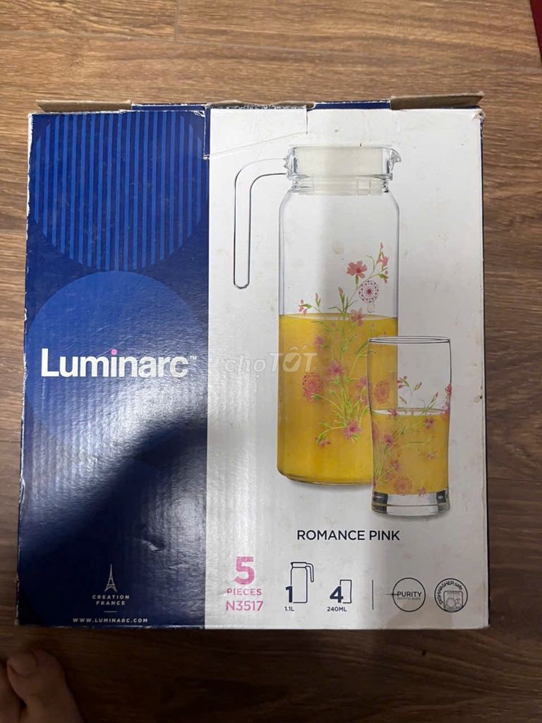 Bộ bình cốc Luminarc Thủy tinh. Mua bán Dụng cụ nhà bếp tại Quận Hoàng Mai Hà Nội được đăng bởi Minh Phạm hình 1