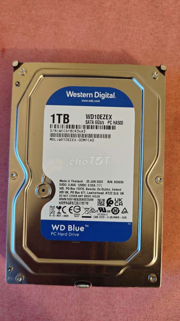 Ổ cứng HDD Western Digital 1TB Mới 100%. Mua bán Linh kiện (RAM, Card...) tại Quận Bắc Từ Liêm Hà Nội được đăng bởi Duy hình 1