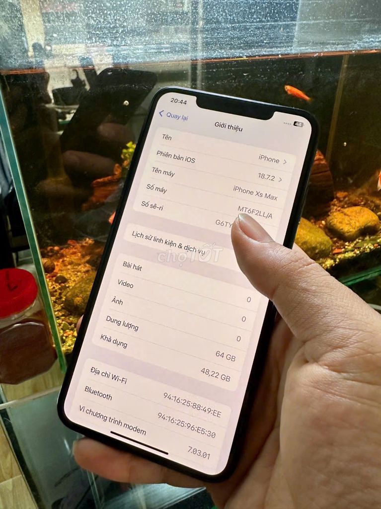 iPhone Xs Max 64GB Đen Đã sử dụng. Mua bán Điện thoại tại Thành phố Buôn Ma Thuột Đắk Lắk được đăng bởi T.P.N hình 1