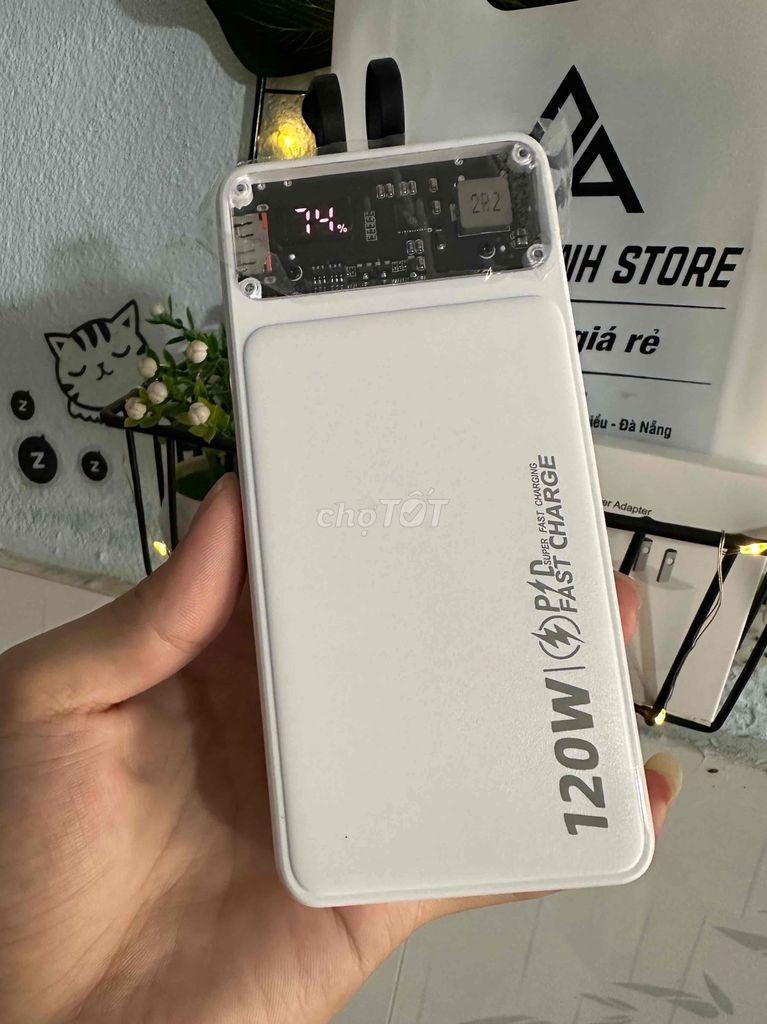 Sạc Dự Phòng 120W [20000mAh] Hàng Chuẩn FullBox