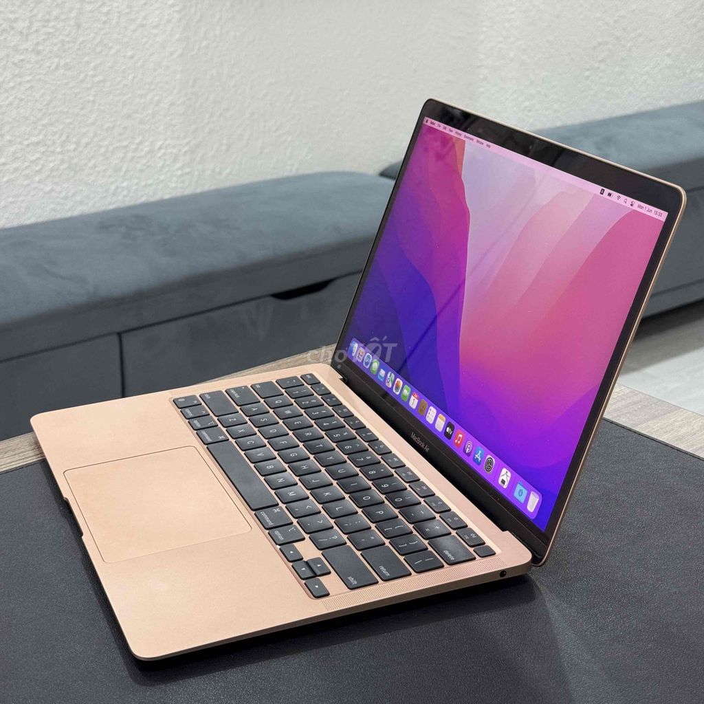Macbook Air M1 8GB/256GB Gold 99%. Mua bán Laptop tại Quận Tân Bình Tp Hồ Chí Minh được đăng bởi Hồ Nghĩa hình 1