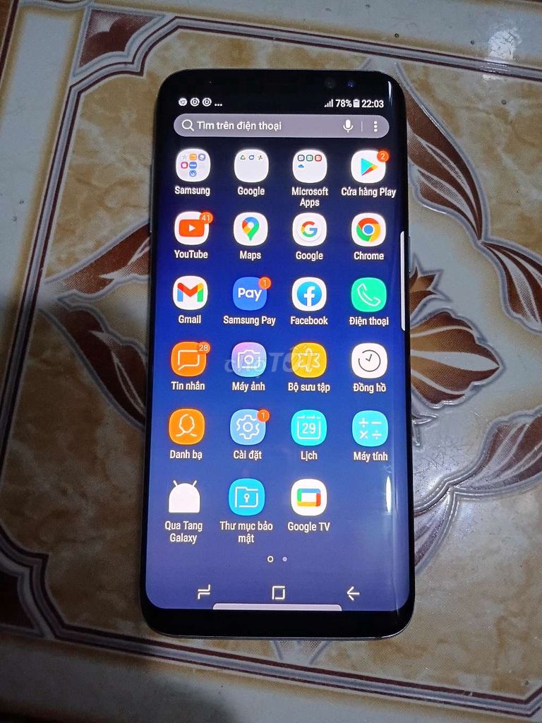 Samsung Galaxy S8 Đen. Mua bán Điện thoại tại Quận 12 Tp Hồ Chí Minh được đăng bởi Phuong Doan dinh hình 1