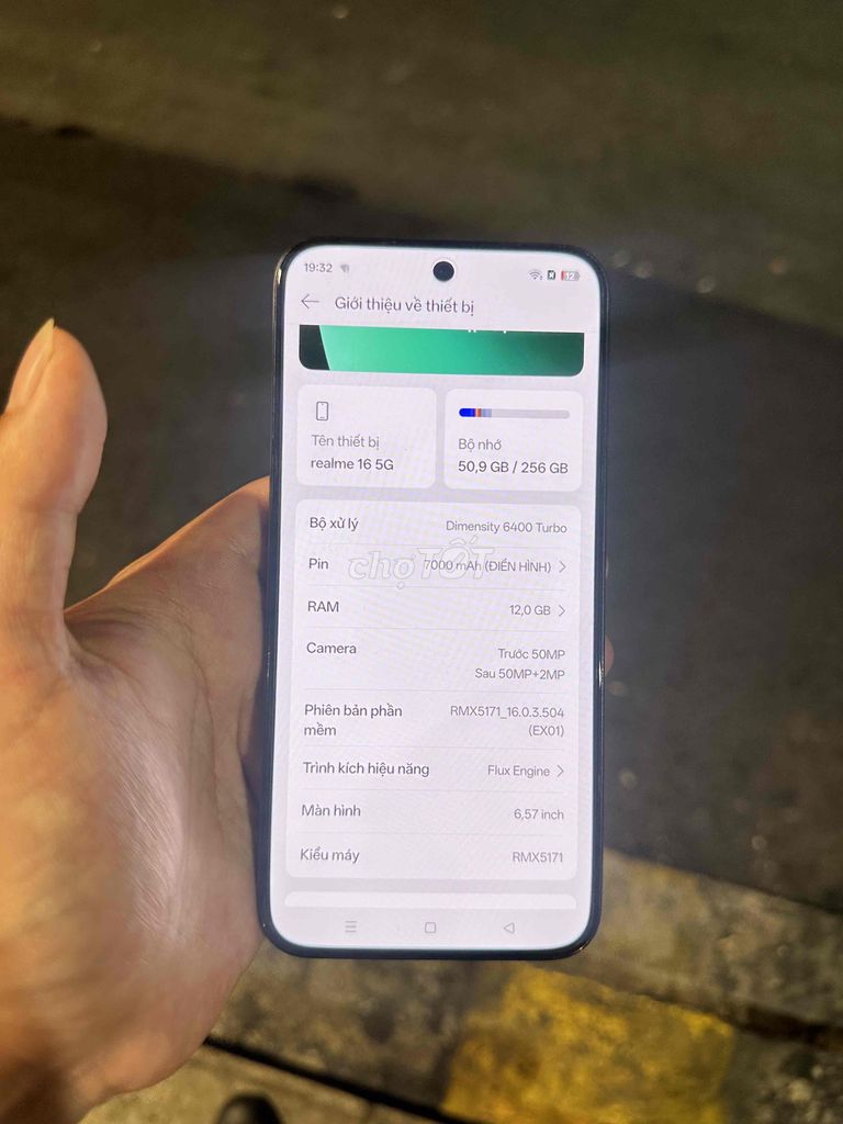 Realme 16 5G 256GB Xám. Mua bán Điện thoại tại Quận 7 Tp Hồ Chí Minh được đăng bởi Nguyen Van Thanh hình 1