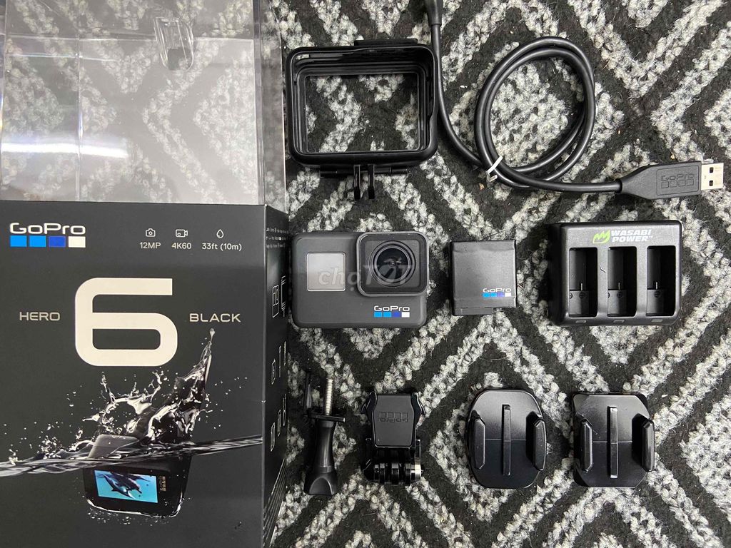 Máy quay GoPro Hero 6 Black Đã qua sử dụng. Mua bán Máy ảnh, Máy quay tại Quận Đống Đa Hà Nội được đăng bởi Sơn Nguyễn hình 1