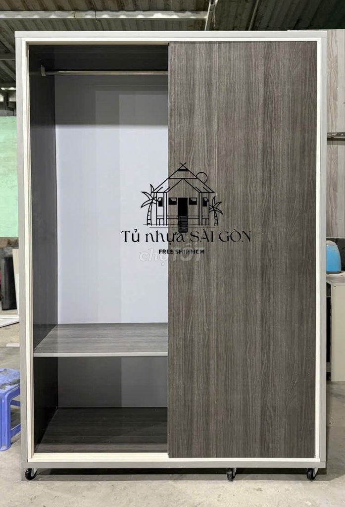 Tủ quần áo Nhựa Đài Loan Cửa lùa 1m8x1m23x45cm. Mua bán Tủ, kệ gia đình tại Thành phố Biên Hòa Đồng Nai được đăng bởi Nội thất giá xưởng hình 1
