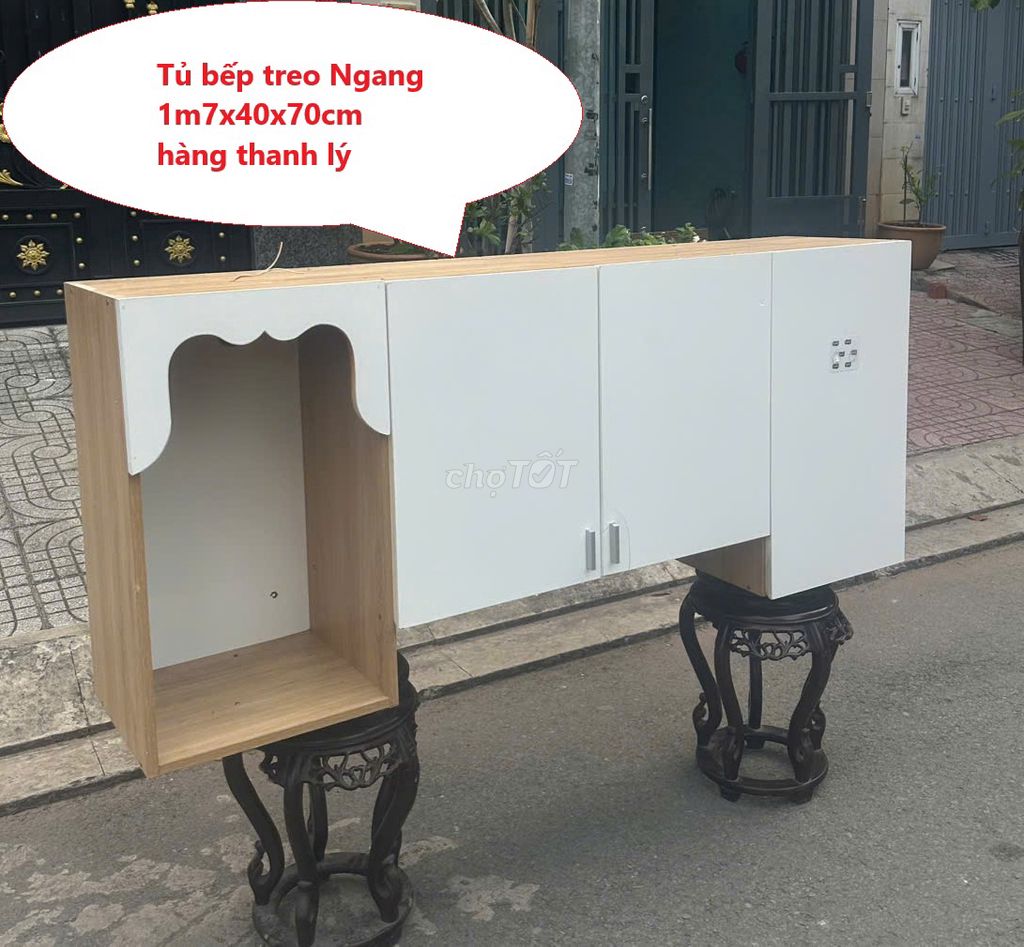 Tủ bếp treo Gỗ MDF, tủ kệ bếp treo tường thanh lý. Mua bán Tủ, kệ gia đình tại Quận Gò Vấp Tp Hồ Chí Minh được đăng bởi Shop Nội thất Phú Nhàn hình 1