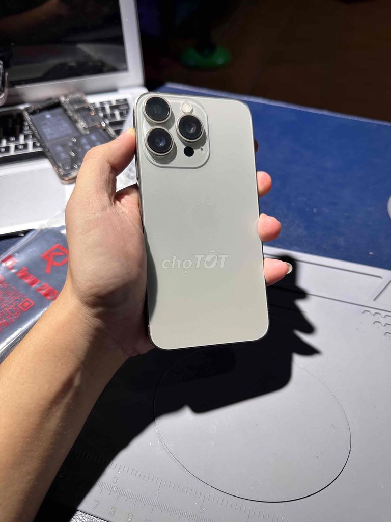 iphone xs độ 15pro titan tự nhiên nét đệp full cn