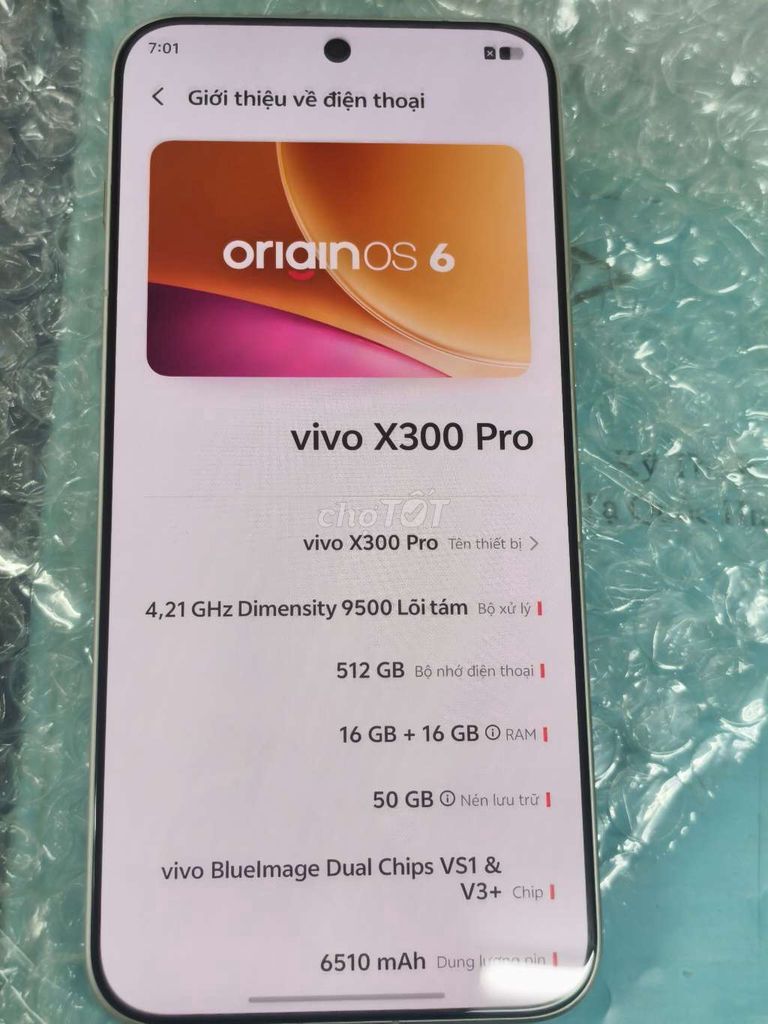 Vivo X300 Pro 512GB Bạc. Mua bán Điện thoại tại Thành phố Thủ Dầu Một Bình Dương được đăng bởi Dương Nguyễn hình 1