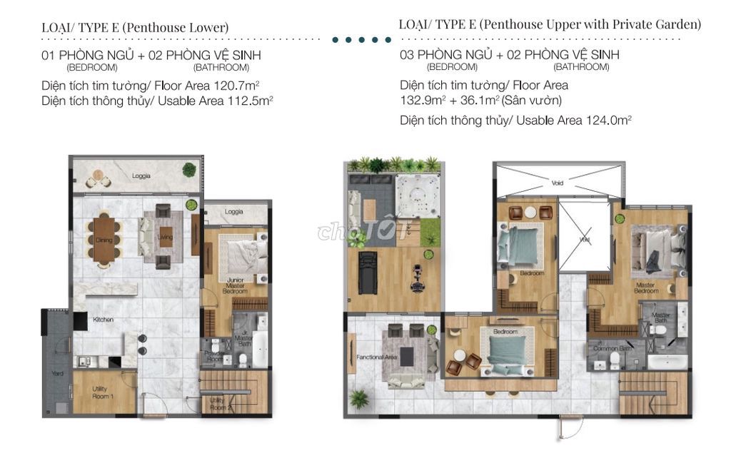 Penthouse Centery- Khẳng định vị thế-DT 289m2-Ck 17%-Có sân vườn riêng