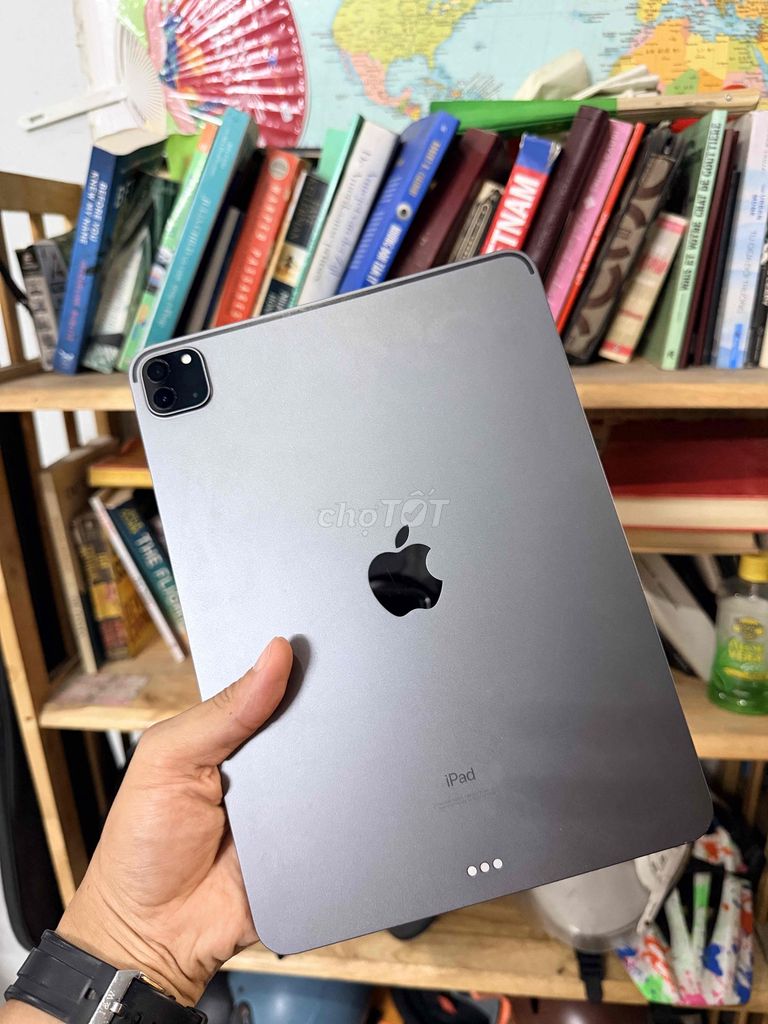 iPad Pro M1 2021 128G Wifi Xám 11 inch Pin 91%. Mua bán Máy tính bảng tại Quận Sơn Trà Đà Nẵng được đăng bởi Anh Apple Chính Hãng hình 1