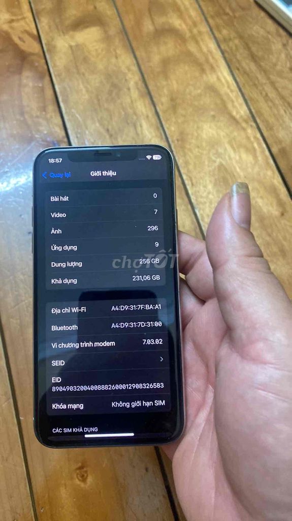 Apple iPhone XS 256GB Bạc Like New. Mua bán Điện thoại tại Quận Hai Bà Trưng Hà Nội được đăng bởi Thanh hình 1