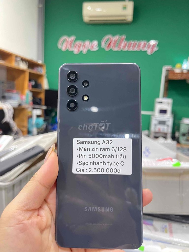 Samsung A32 128GB Đen. Mua bán Điện thoại tại Thành phố Bến Tre Bến Tre được đăng bởi Điện thoại Bến Tre giá rẻ hình 1